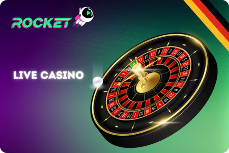 Live-Casino Tische im Rocket Online Casino