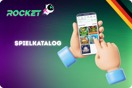 Rocket Casino Spielkatalog - Slots und Kategorien